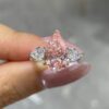 Two-Tone 18K Rose and White Gold Three-Prong Pear Pink Diamond Ring
